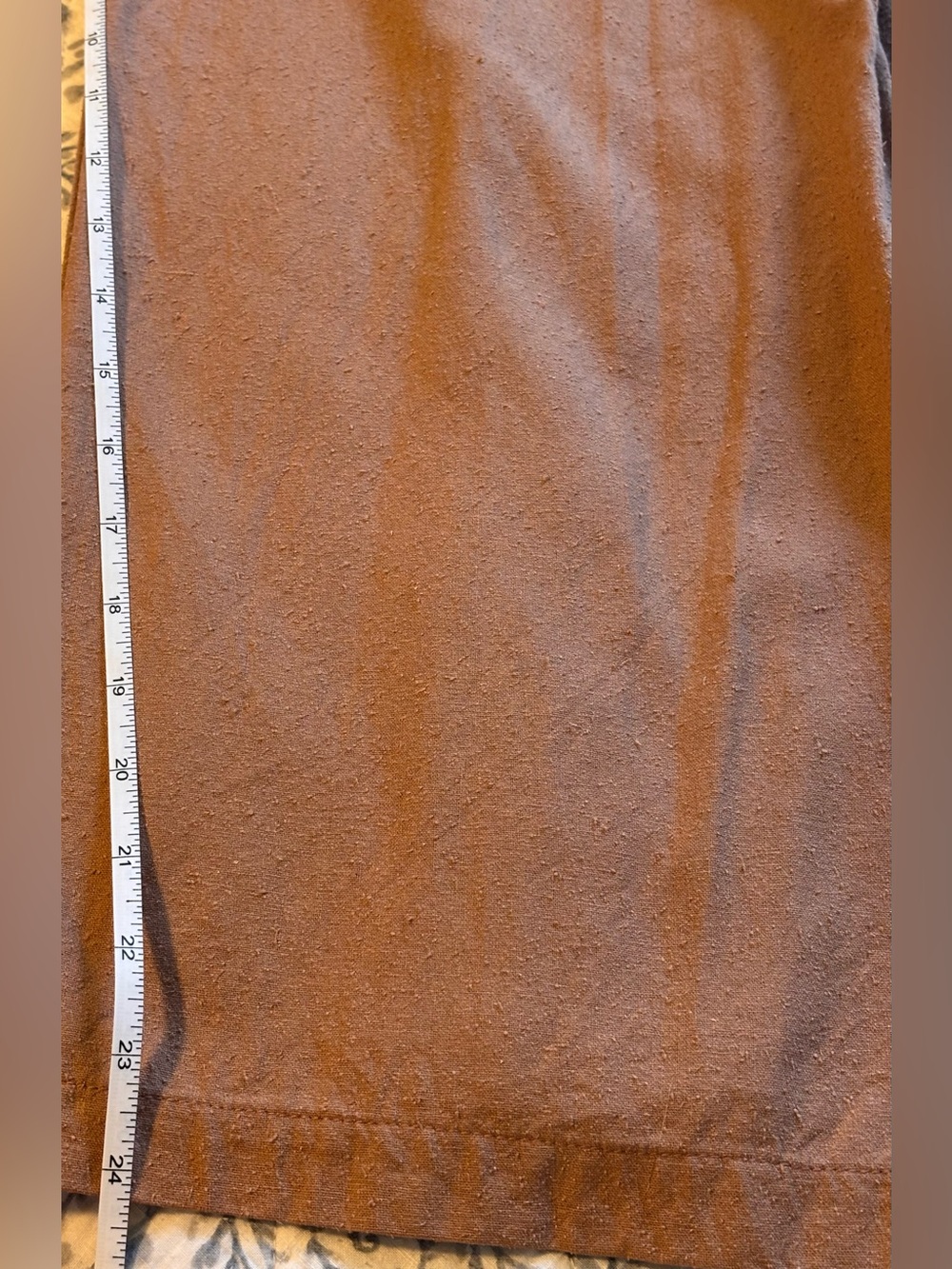 OZMA 100% Silk Sleeveless Button-Front Wide-Leg Jumpsuit in Sand Size Medium - Picture 14 of 15